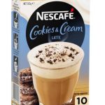 Nescafe Coffee Cookies and Cream Latte Sachets 10 Pack Special Edition