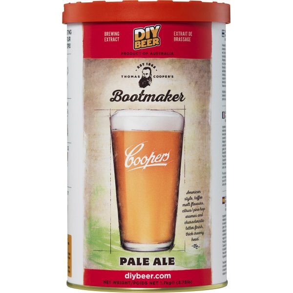 Coopers DIY Home Brew Beer Bootmaker Pale Ale 1.7kg