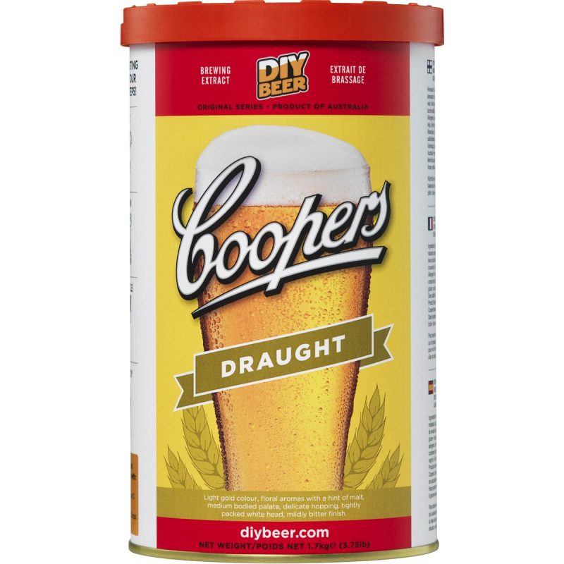 Coopers DIY Home Brew Beer Draught 1.7kg