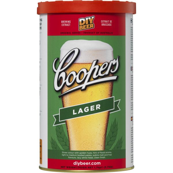 Coopers DIY Home Brew Beer Lager 1.7kg
