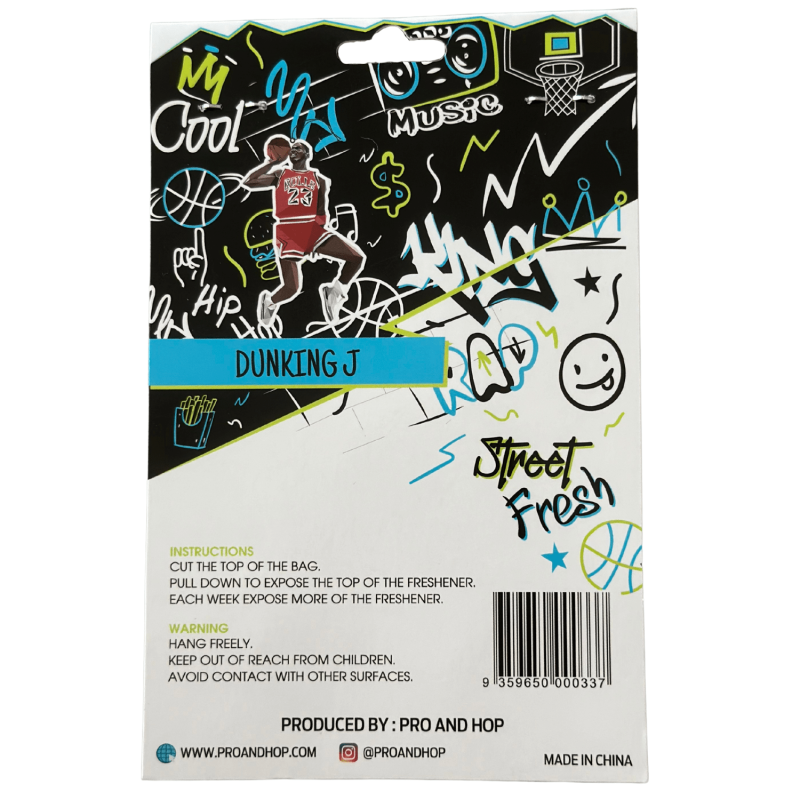 Pro & Hop NBA Michael Jordan Dunking Apple Car Air Freshener