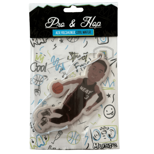 Pro & Hop NBA Dwayne Wade Miami Heat Car Air Freshener