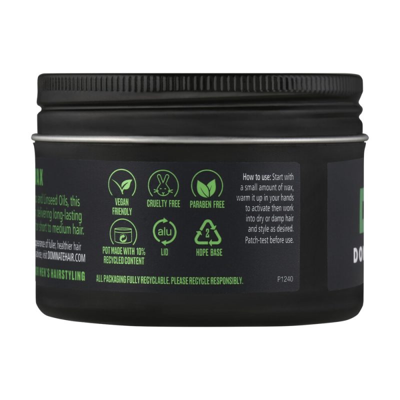 Dominate Men Rock Solid Hair Wax Extreme Strong Hold 95g