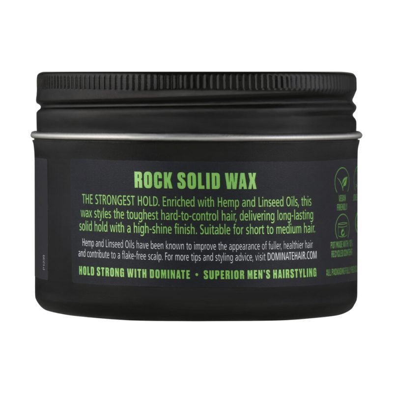 Dominate Men Rock Solid Hair Wax Extreme Strong Hold 95g