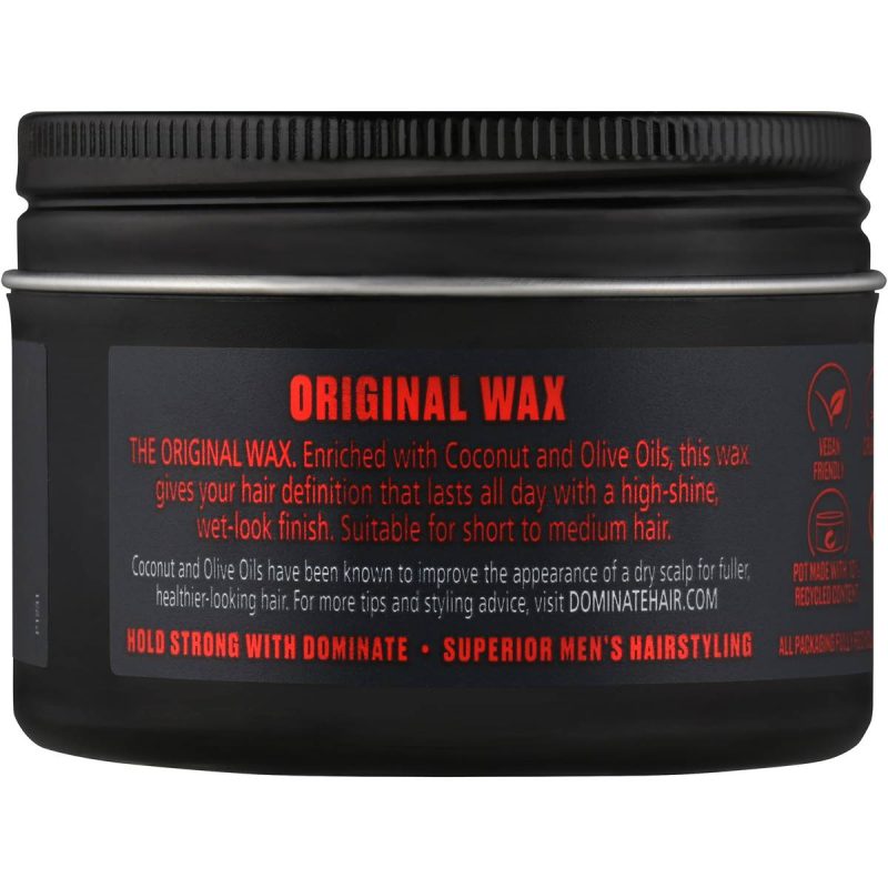 Dominate Original Wax Strong Hold Men Hair Styling 95g