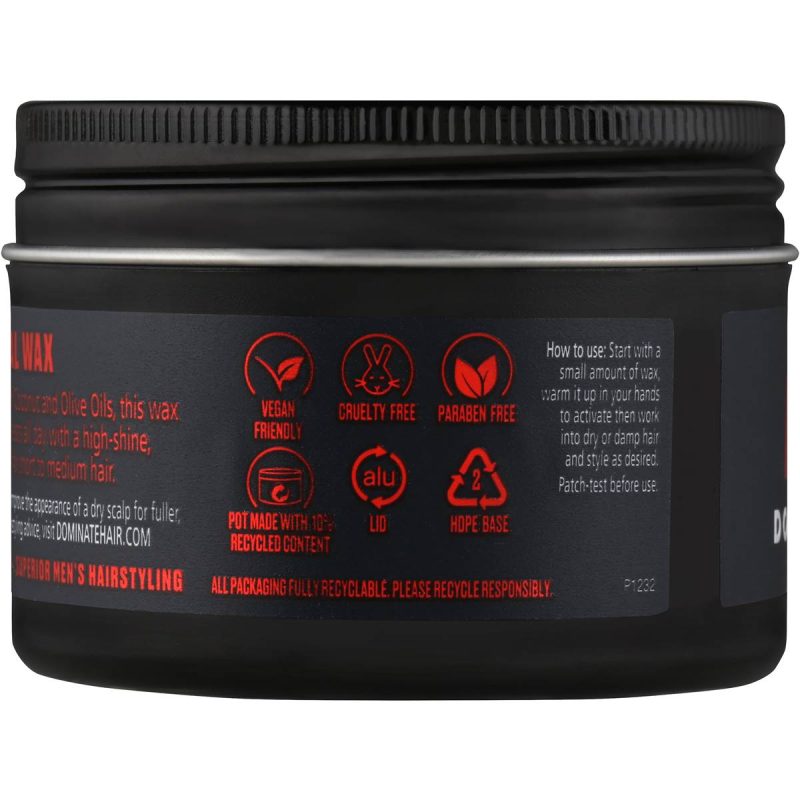 Dominate Original Wax Strong Hold Men Hair Styling 95g