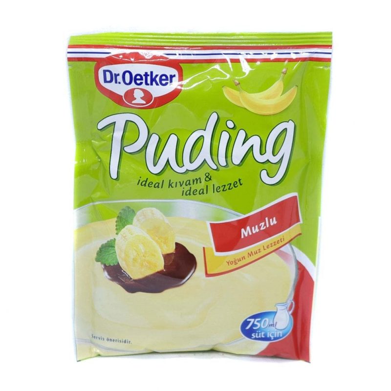 Dr Oetker Banana Pudding Mix Muzlu 150g