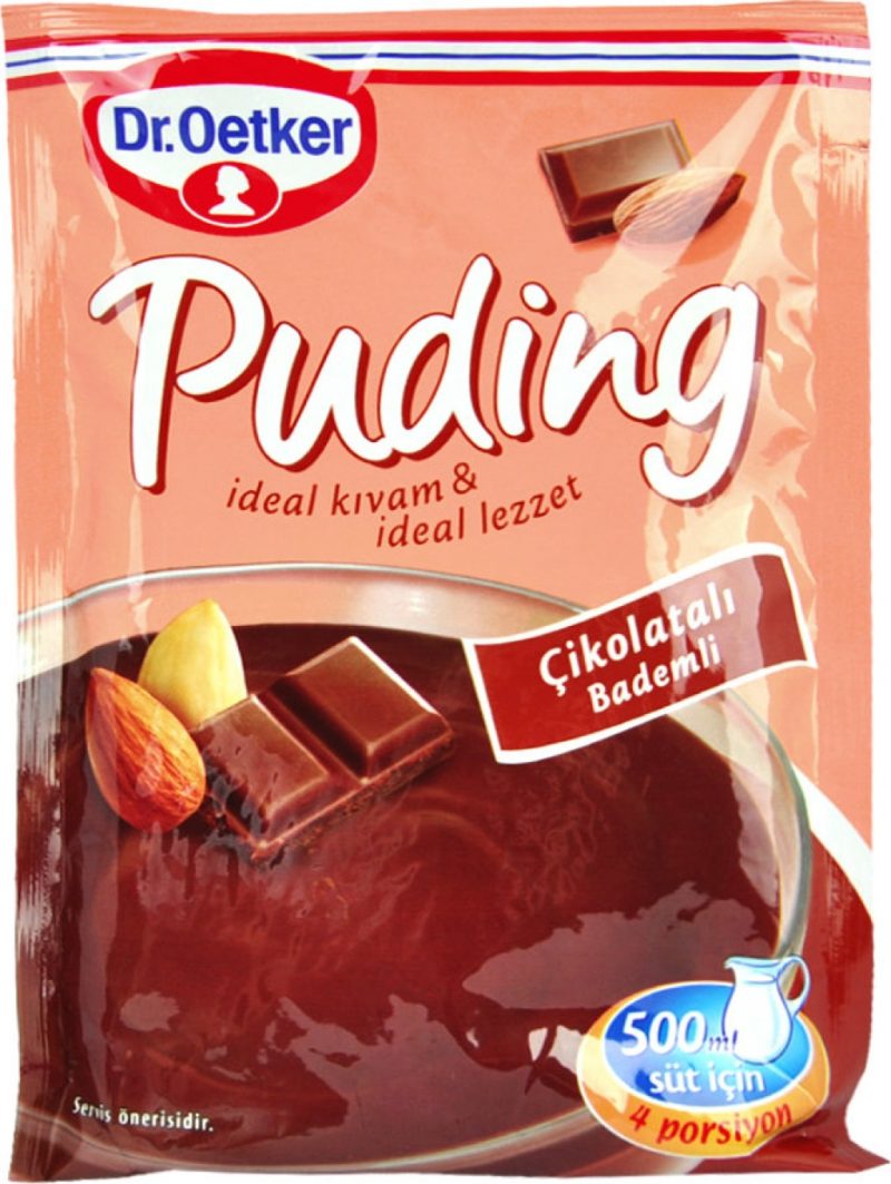 Dr Oetker Chocolate and Almonds Pudding Mix Cikolatali Bademli 150g