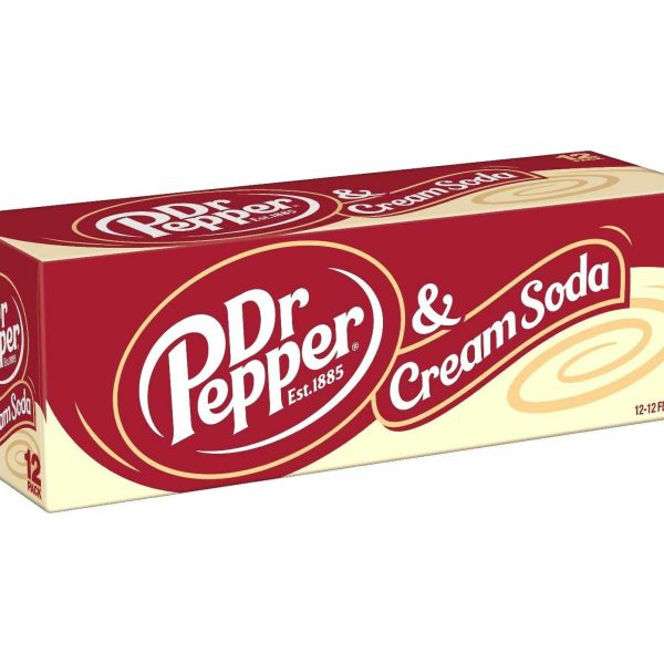 Dr Pepper Cream Soda Can 355ml X 12 Cans