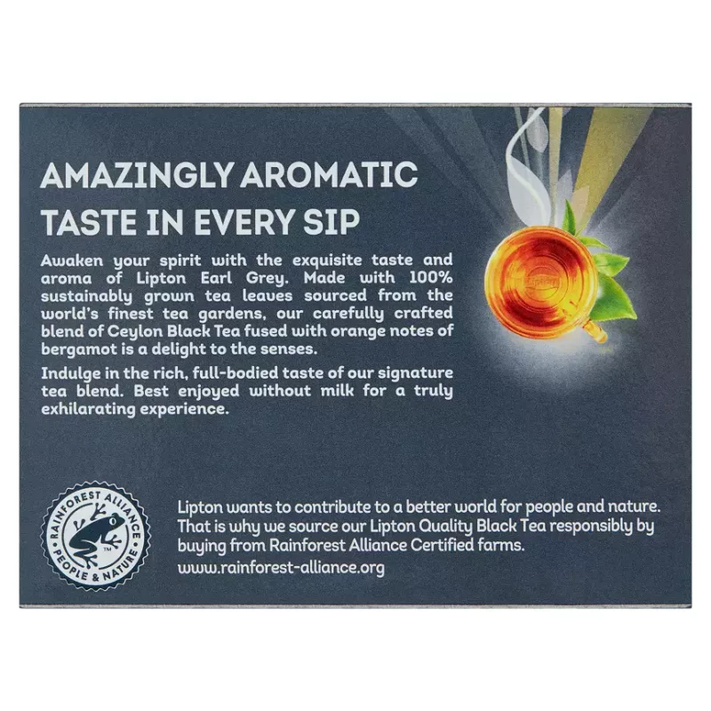 Lipton Earl Grey tea bags 50 pack
