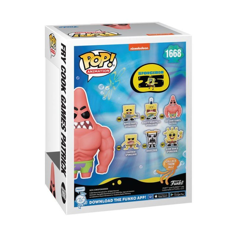 Spongebob Squarepants Fry Cook Games Patrick Star Pop! Vinyl