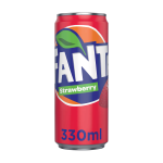 Fanta Strawberry Soda Soft Drink Can 320ml X 2 Cans