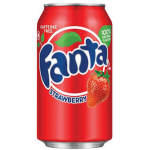 Fanta Strawberry Soda Soft Drink Can 355ml X 2 Cans