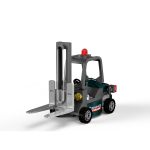Bunnings Warehouse Forklift Blocks Model Toy Figure for Kids