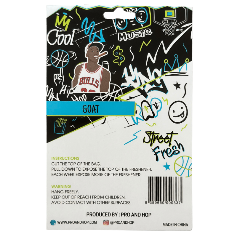 Pro & Hop NBA Michael Jordan Chicago Bulls Apple Car Air Freshener