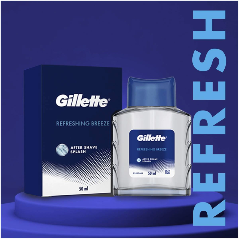 Gillette Aftershave Splash Refreshing Breeze 50ml
