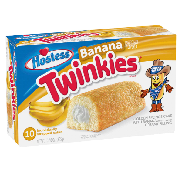 Hostess Twinkies Banana Box 10 Pack 385g