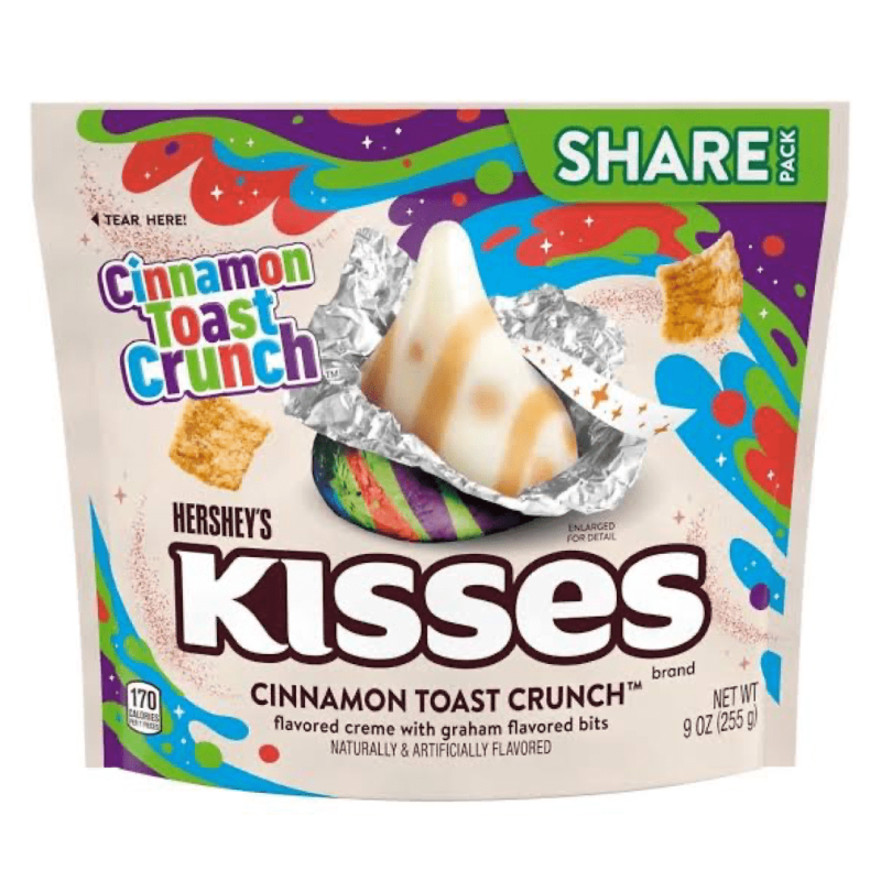 Hersheys Kisses Cinnamon Toast Crunch Chocolate Bag 255g