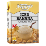 Nippys Iced Banana Flavoured Milk Carton 375ml X 12 Cartons