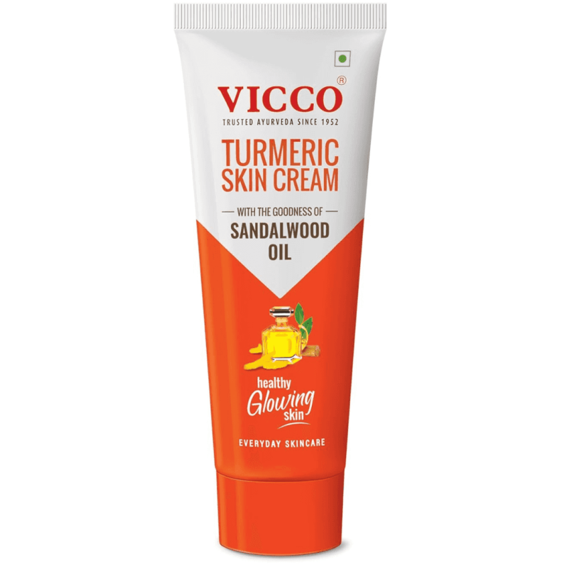 Vicco Turmeric Skin Cream with Sandalwood Oil 70g