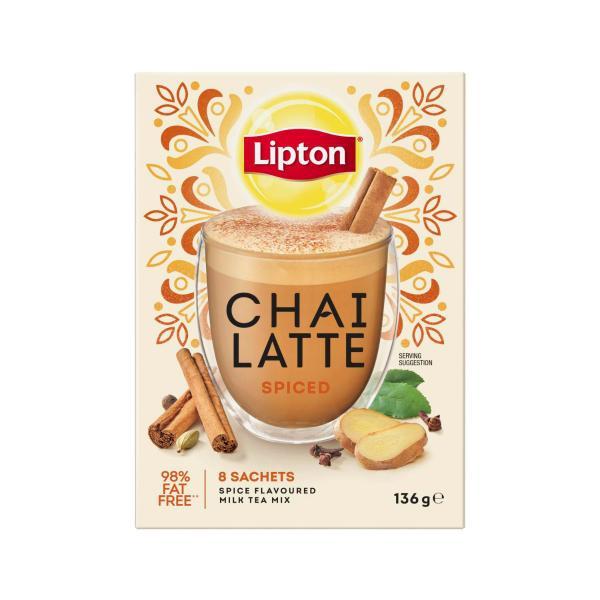 Lipton Chai Latte Spiced Drink Sachets 8 Pack