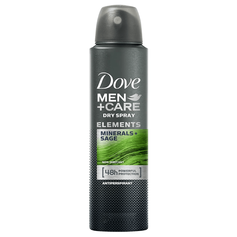Dove Men Care Minerals Sage Antiperspirant Deodorant Spray 150ml