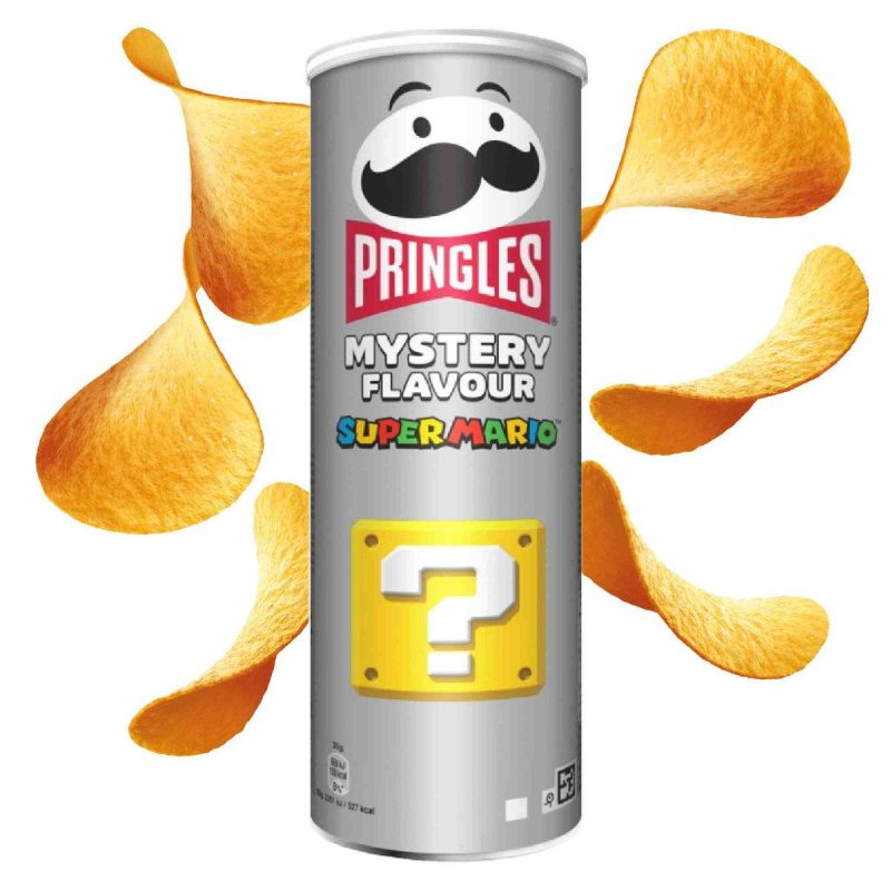Pringles Mario Mystery Flavour Chips Can 165g