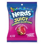 Nerds Juicy Gummy Clusters Strawberry Punch 128g