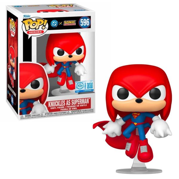 Justice League Sonic the Hedgehog Knuckles Superman Pop! Vinyl #596