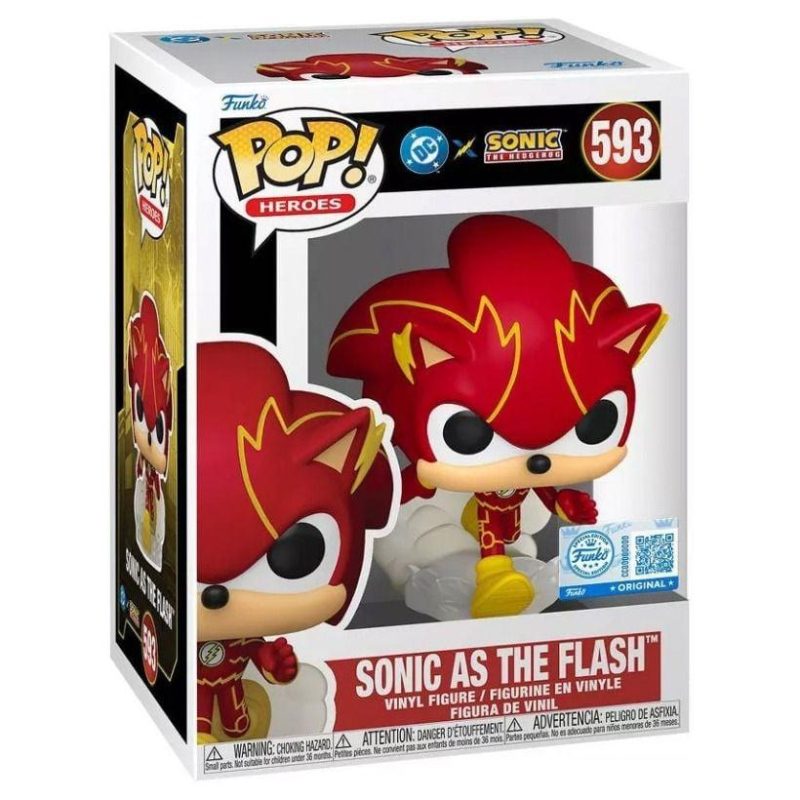 Justice League Sonic the Hedgehog Sonic Flash Pop! Vinyl #593