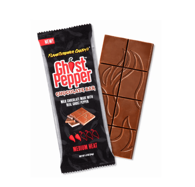 Ghost Pepper Chilli Milk Chocolate Block 54g