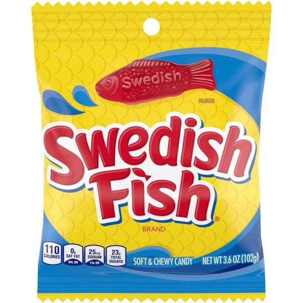 Swedish Fish Original Red Candy Pack 102g