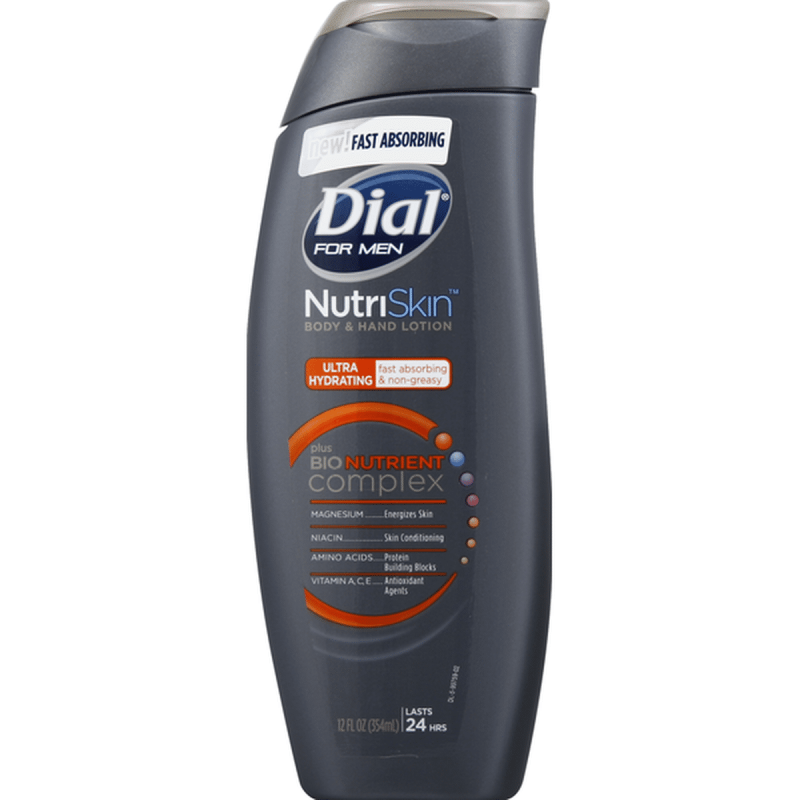 Dial For Men NutriSkin Ultra Hydrating Body Hand Lotion 354ml