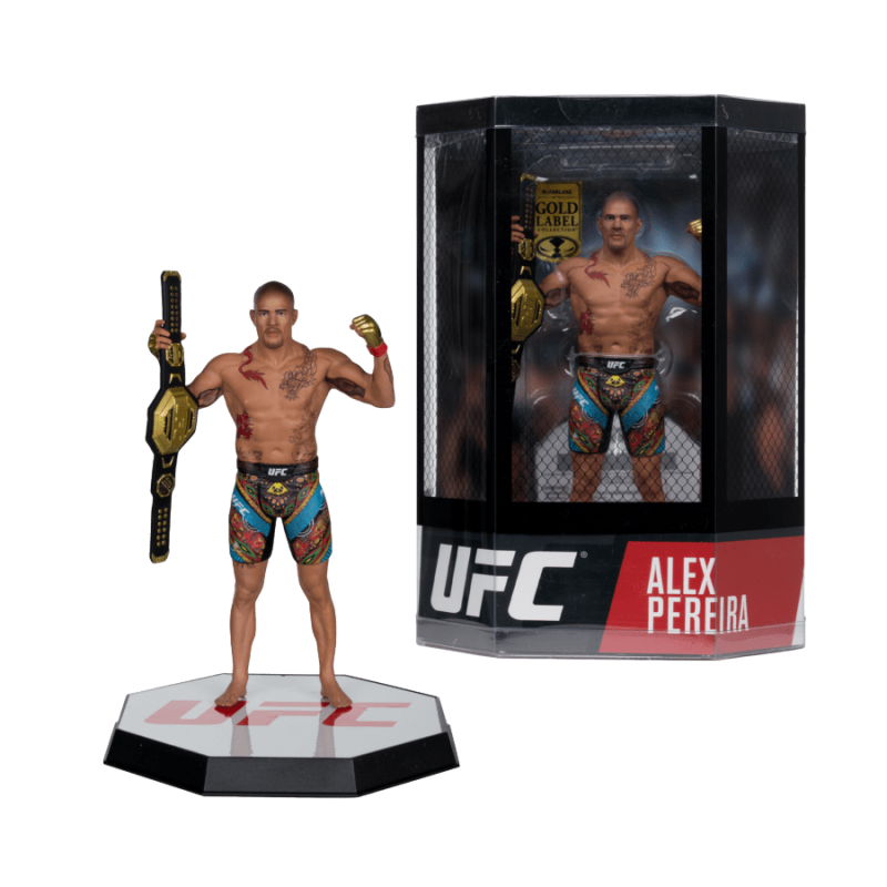 UFC Alex Pereira Posed Action Figure 18cm