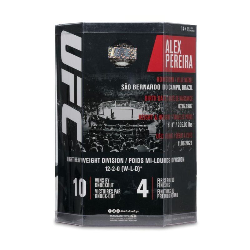 UFC Alex Pereira Posed Action Figure 18cm