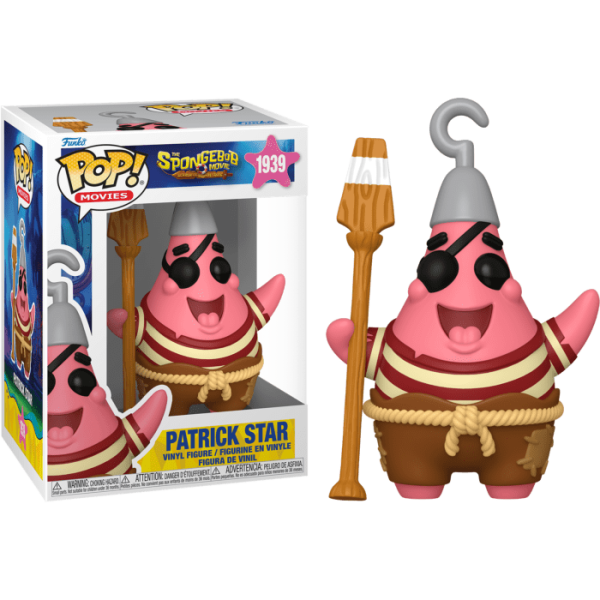 Spongebob Squarepants Movie Patrick Star Pirate Pop! Vinyl #1939