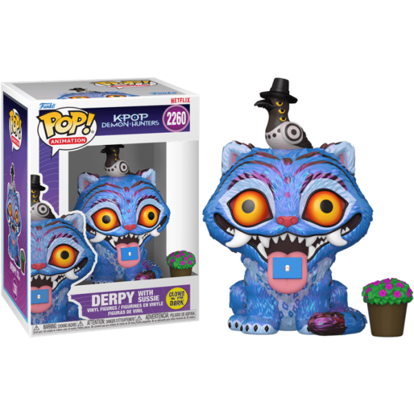 KPop Demon Hunters Derpy with Sussie Glow Pop! Vinyl #2260