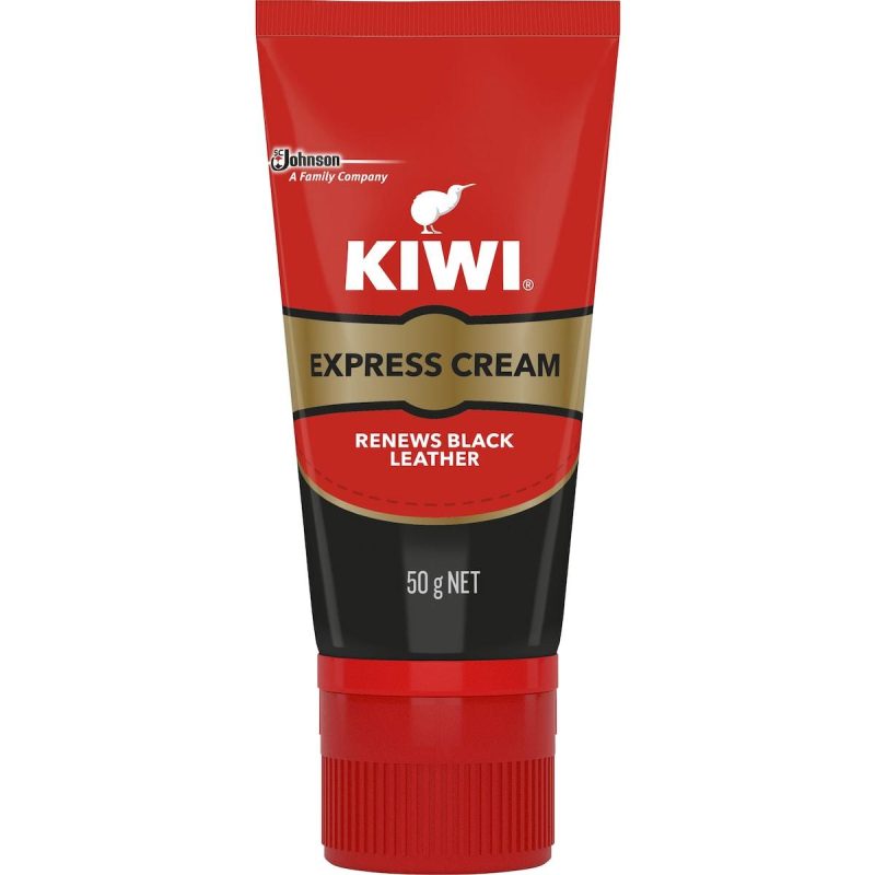 Kiwi Express Leather Shoe Cream Black Wax 50ml