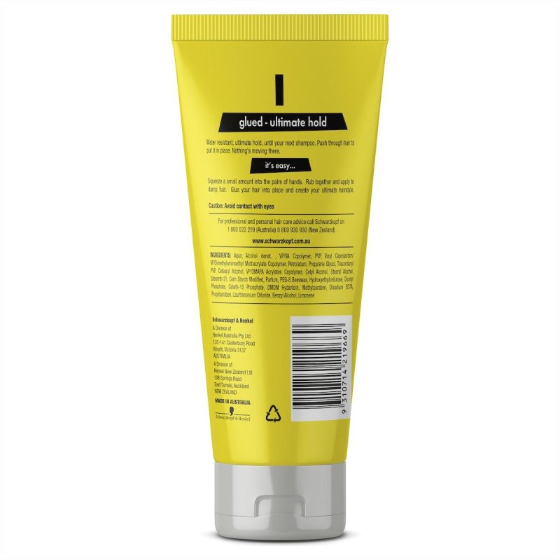 Taft Full On Glued Ultimate Hold Hair Gel Tube 150ml