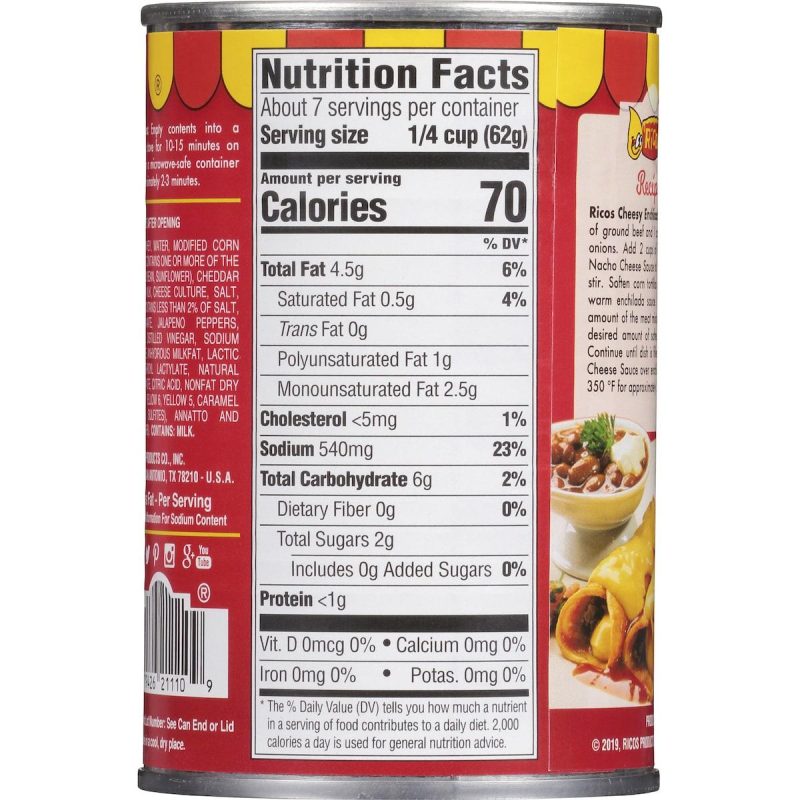 Ricos Gourmet Nacho Cheddar Cheese Sauce 425g