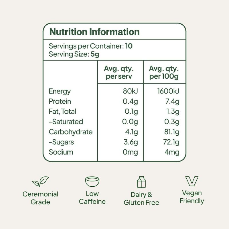 Morning Made Matcha Latte Strawberry Blend Drink Powder 50g