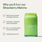 Morning Made Matcha Latte Strawberry Blend Drink Powder 50g