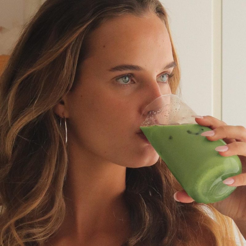 Morning Made Matcha Latte Strawberry Blend Drink Powder 50g