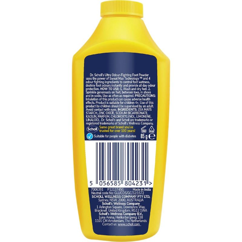 Dr Scholl Ultra Odour Fighting Foot Powder 85g
