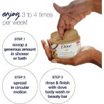 Dove Exfoliating Body Scrub Brown Sugar & Coconut Butter Cream 225ml