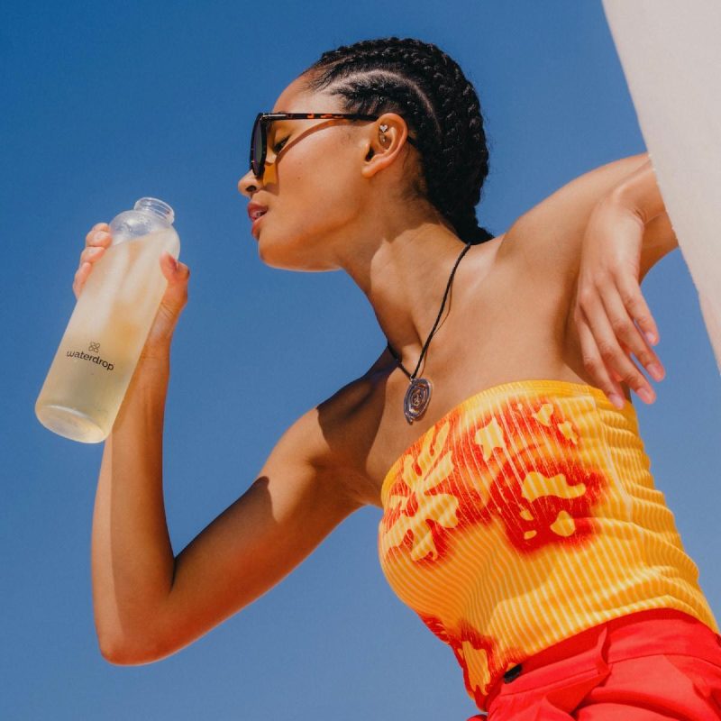 Waterdrop Vitamin Water Drink Cubes Ice Tea Peach Flavour 12 Pack