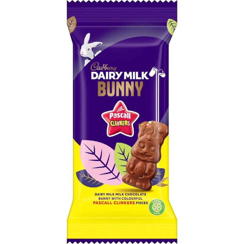 Cadbury Dairy Milk Pascal Clinkers Chocolate Bunnies 180g