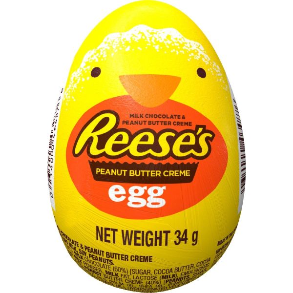 Reeses Peanut Butter Creme Egg Chocolate Easter Egg 34g X 6 Eggs