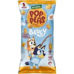 Infuzions Bluey Pop Peas Cheese Balls Snacks Share Pack 50g