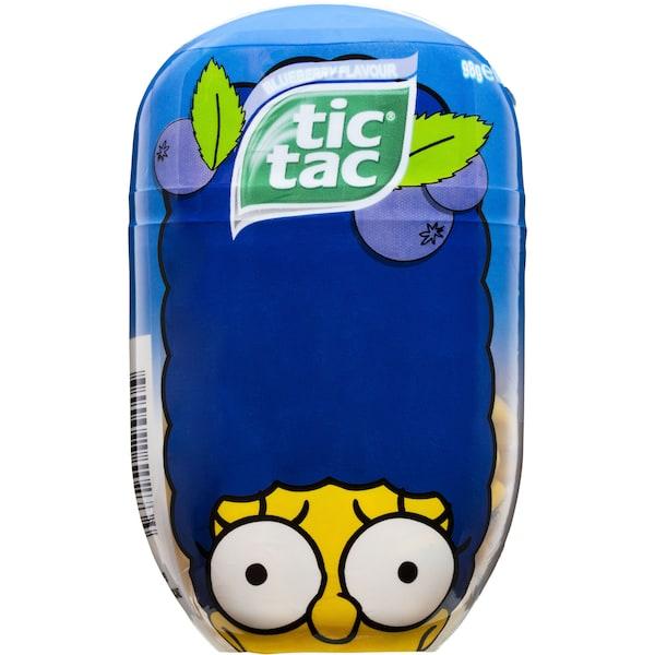 Tic Tac The Simpsons Blueberry Flavoured Mints Special Limited Edition 98g